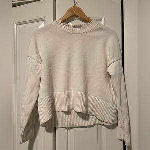 Everlane XS white crew neck sweater